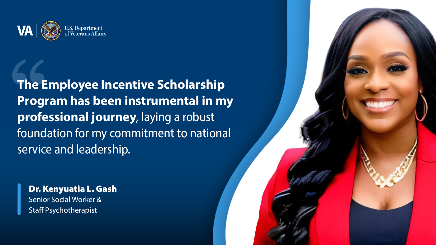 Scholarship success: Dr. Kenyuatia L. Gash | VA Careers